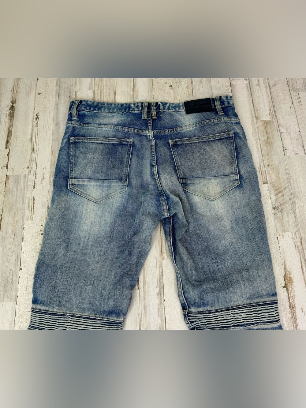Decibel Men’s Jeans 36x32 Blue Straight Cotton Denim Zipper Button - Picture 10 of 11